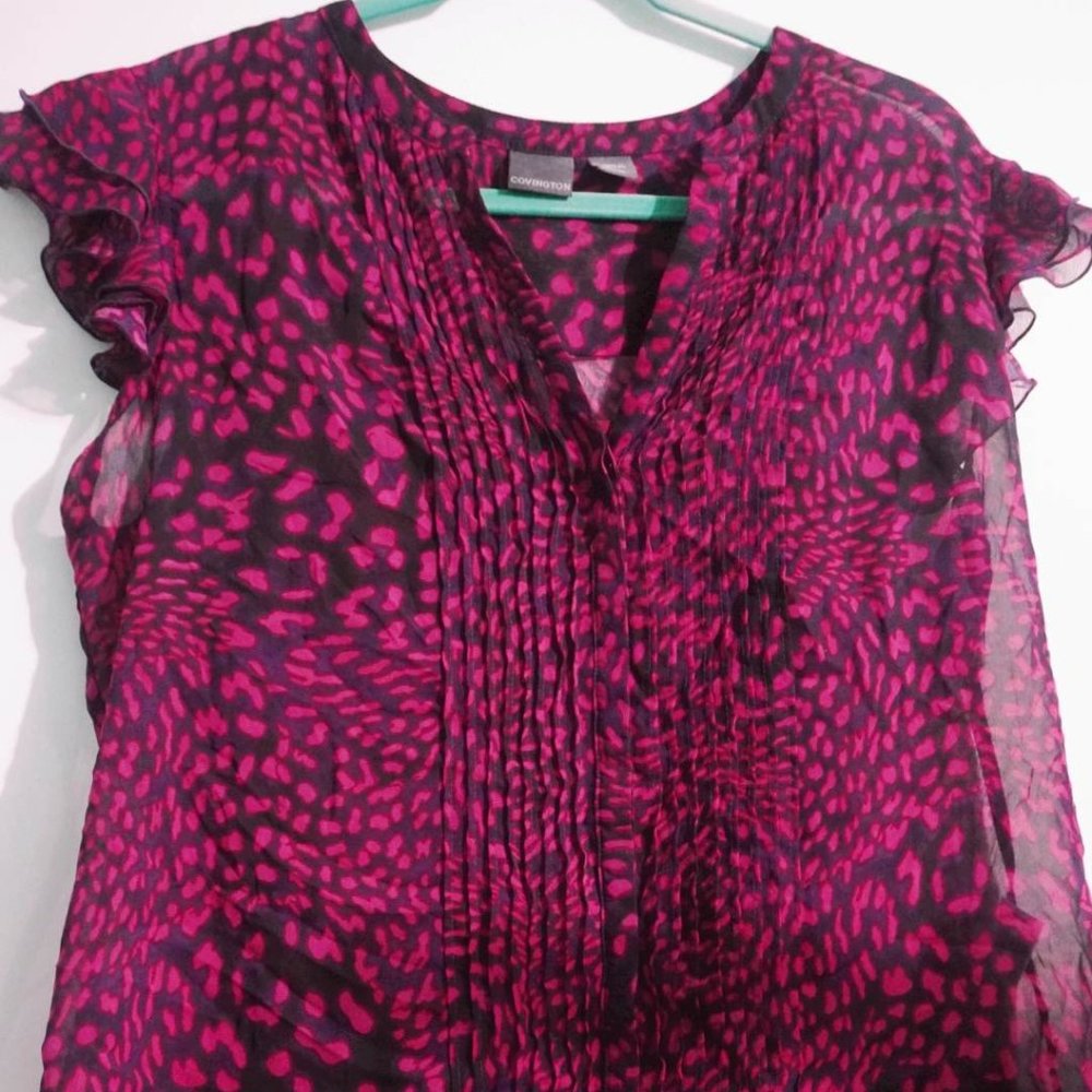 Dressy pink blouse